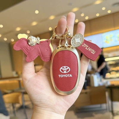 3X Key Cover, Specifically for, Car key bag - type-a-rouge-pony-hanging-chain
