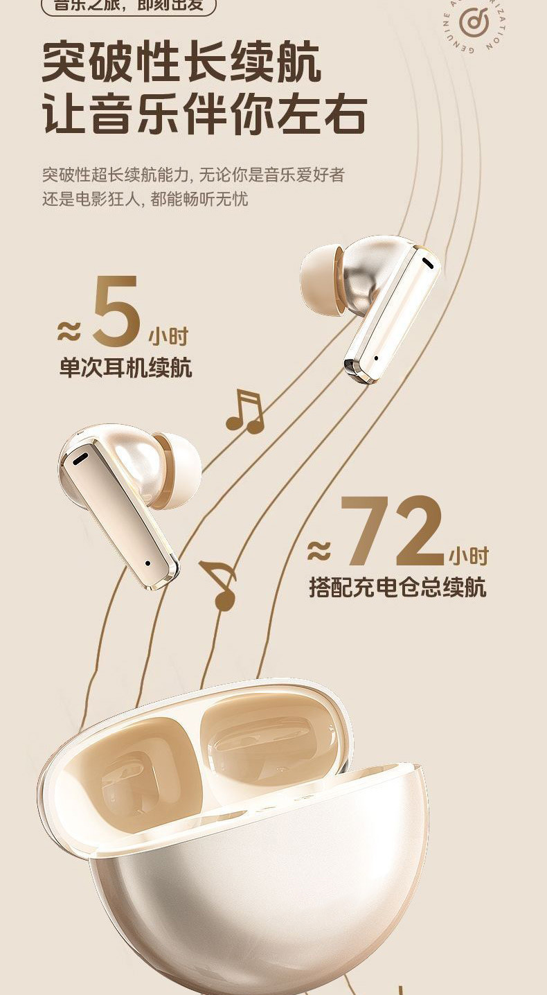 2026新款带APP定位入耳式TWS真无线降噪蓝牙耳机佩戴舒适超长续航