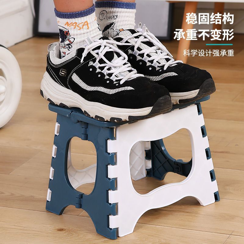 Plástico engrosado para adultos portátil al aire libre pequeño banco para niños hogar mini silla de baño taburete plegable al por mayor
