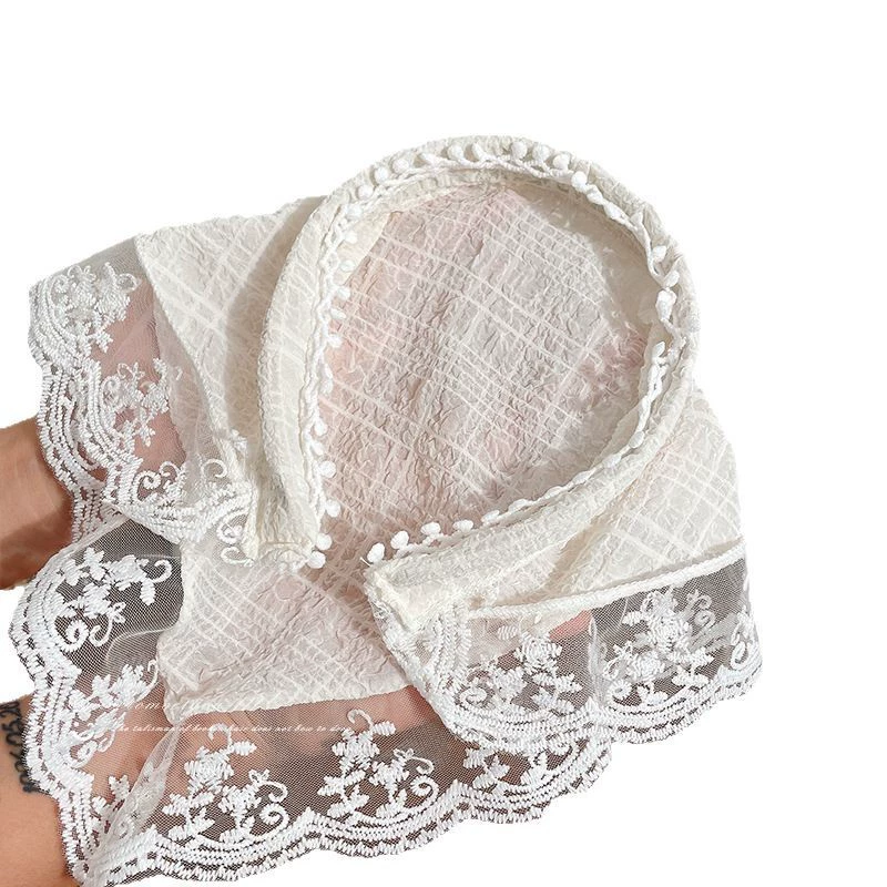 Summer scarf, lace belt, cute hair accessory