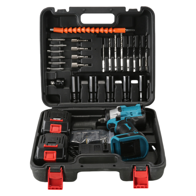 Comercio exterior transfronterizo destornillador pin herramientas eléctricas recargables batería de litio carpintería mecánico de automóviles gran torsión llave eléctrica