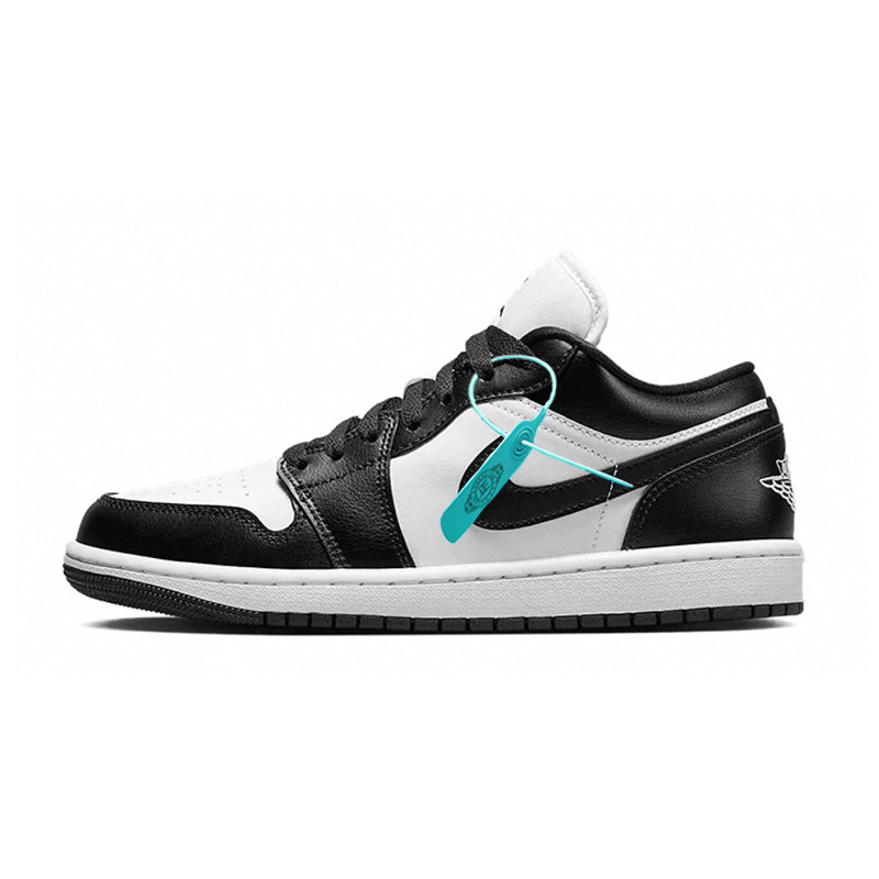 In-Stock and Ready to Ship Aj1 Sneakers Black and White Panda Style Putian Pure Original Air Force Unisex Couple Style Low-Top Retro