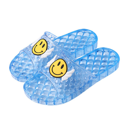  Women's Slippers Crystal Plastic Jelly Sandals Slippers Indoor Home Cute Women's Shoes Flip-flops Women's Beach Wear Outerwear