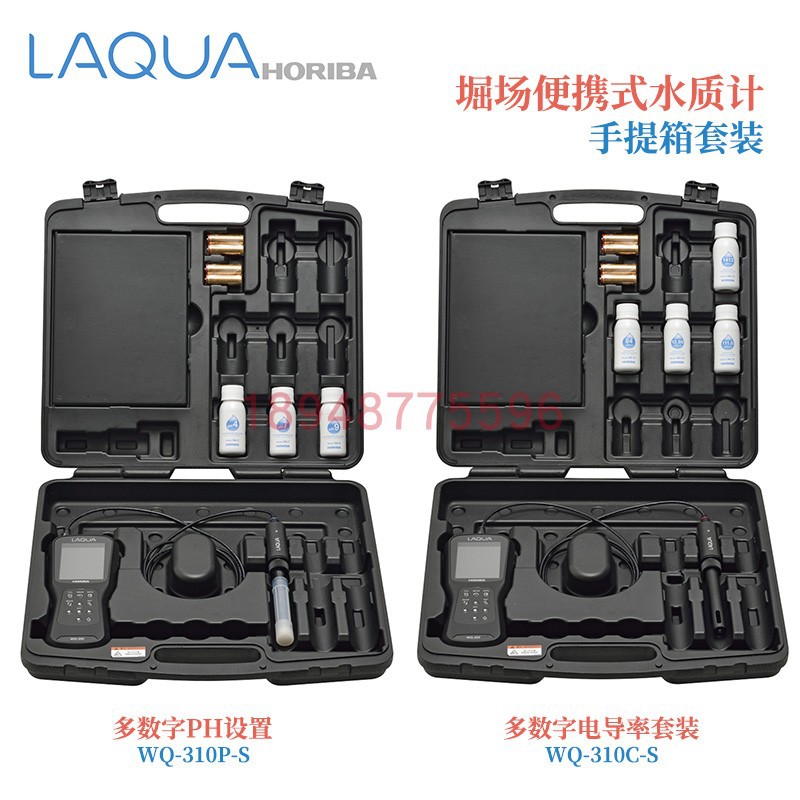 日本HORIBA多位数字水质表WQ-310P-S 多数字电导率套装WQ-310C-S