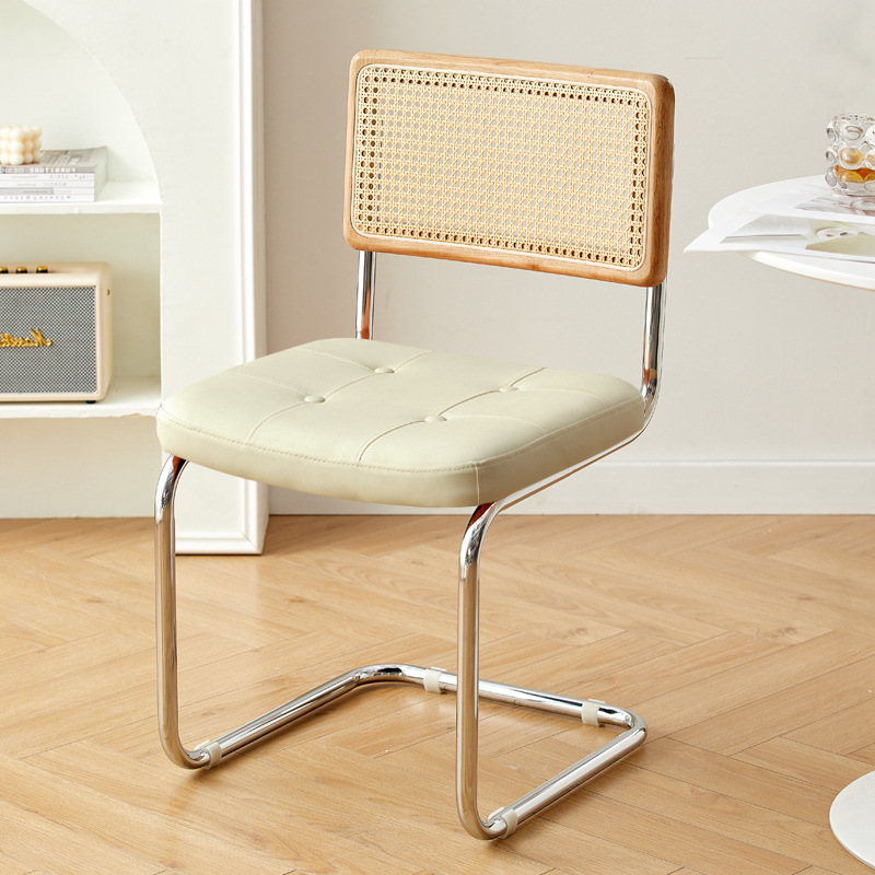 무광택 극세사 화이트 + 우드 컬러 등받이