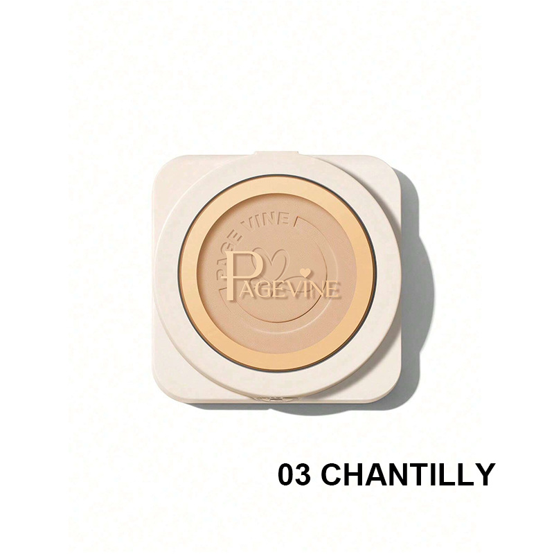PAGE VINE transfronterizo polvo de maquillaje seco y húmedo, impermeable y antitranspiración, no se pega, no se quita, maquillaje, comercio exterior