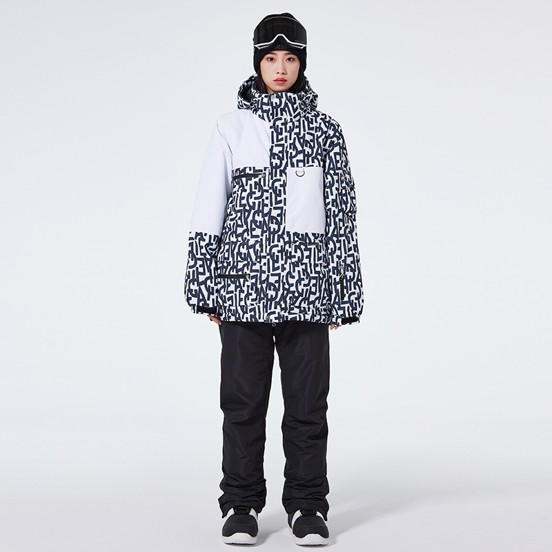 2024滑雪服男女套装单板双板滑雪衣裤保暖新跨境款冰雪运动必备