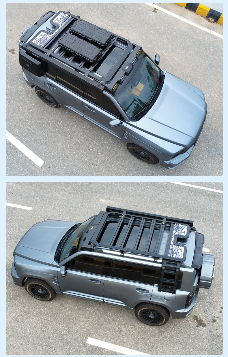 Haval V7 Menglong Plus Haval H9 Roof Expansion Platform Luggage Rack Folding Ladder Spotlight Side Tent
