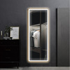 定制家用智能帶燈穿衣鏡 感應式壁挂全身試衣鏡 美發廳智能落地鏡