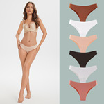 欧码无痕内裤女式亚马逊速卖通跨境新款低腰大码运动美国三角裤女