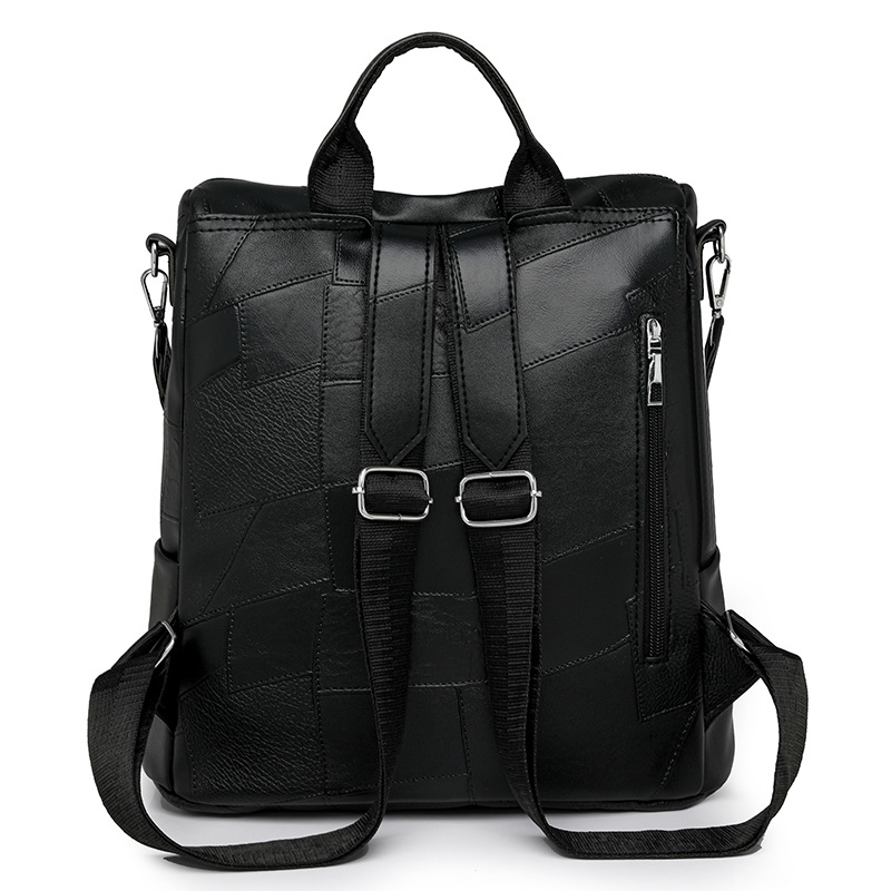 Comercio exterior nuevo estilo casual señoras PU mochila de viaje de gran capacidad multifunción retro de moda salvaje al por mayor