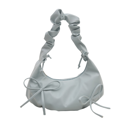 Women's Spring 2025 Large Capacity Fashion Baggy Design Crossbody Bag with Folds Commuting Dumpling Bag