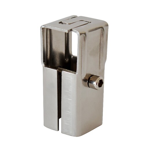 Peiqing 25X25 square steel connector stainless steel shelf square tube fixed accessories flower rack assembly galvanized pipe joint