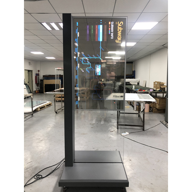 55 inch OLED Splicing transparent screen Spontaneous advertising screen Original OLED Transparent screen oled touch screen