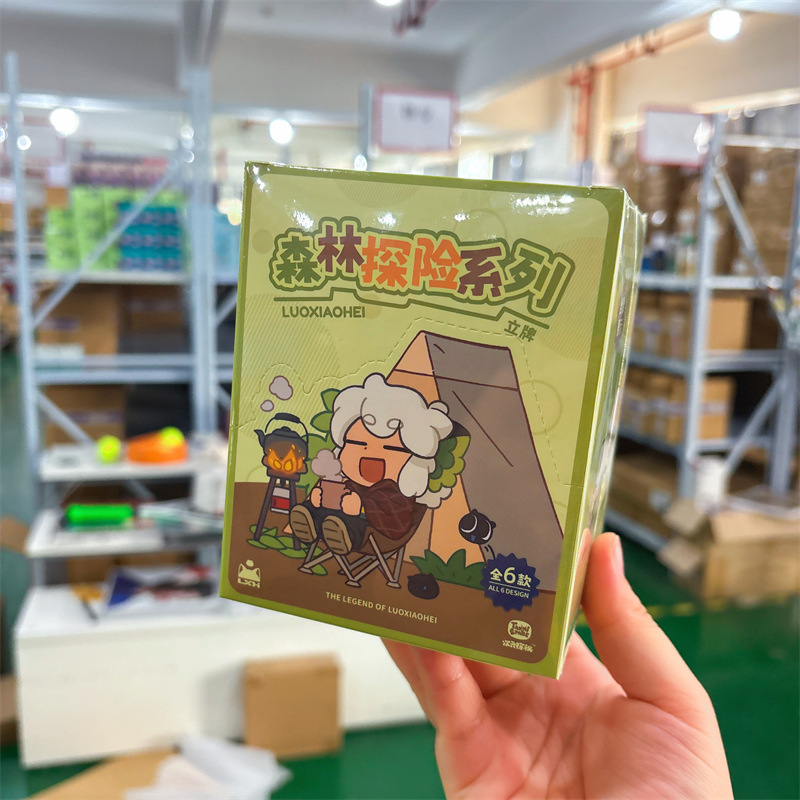 正版授权《罗小黑》森林探险系列盲抽动漫二次元周边谷徽章潮玩|undefined