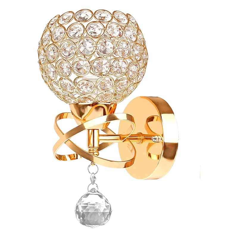 Lámpara de pared moderna minimalista estilo americano con espejo de cristal, luz frontal para dormitorio, tocador, nueva, al por mayor para uso doméstico.