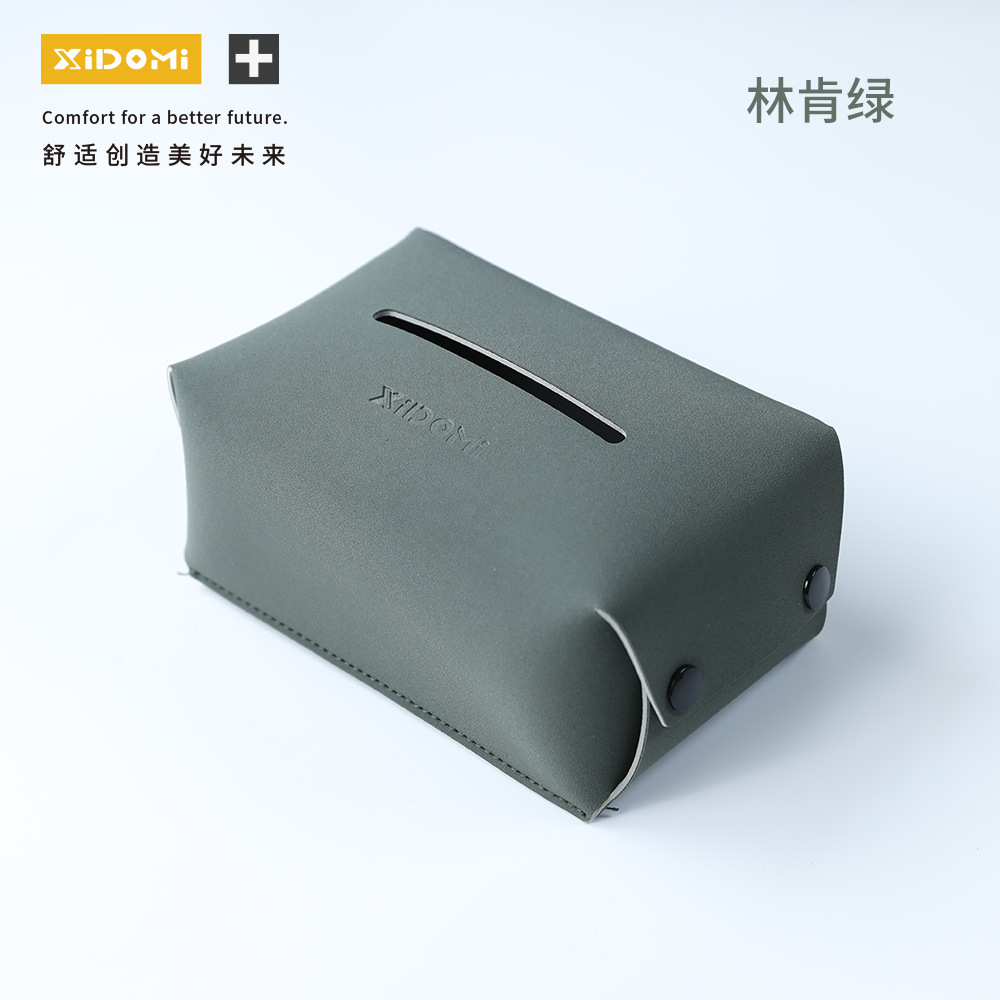 High Value Car — Car tissue box/set - green