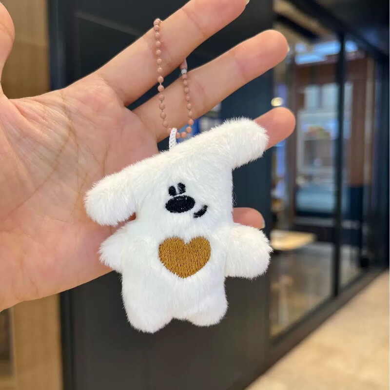 漫画ぬいぐるみクマ私たち三人ウエストハイランドシリーズキーホルダーカップル人形バッグペンダント DIY アクセサリー|undefined