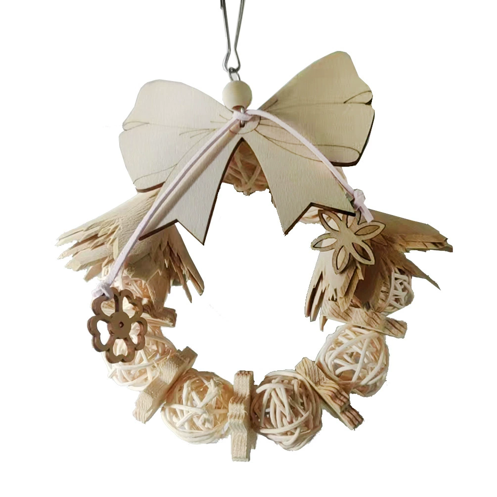 Принадлежности для птиц-попугаев деревянный кусающий круговой свинг