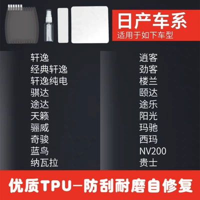 Handle Protection Stickers, Door Bowl — Car paint protective film - nissan-specific-6-piece-set-please-specify-vehicle-model-year-default