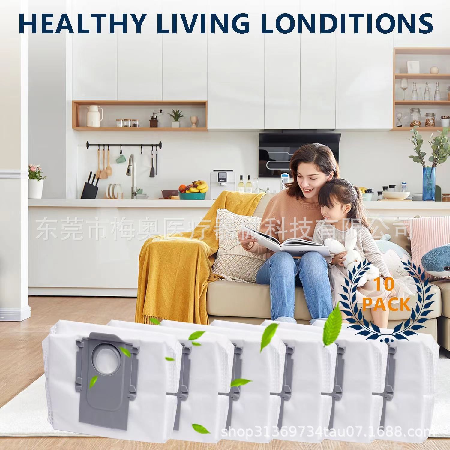 Adapte Roborock S8 S7 Q5 Q7 Q8 G10S piedra barrer robot accesorios bolsa de polvo engrosamiento