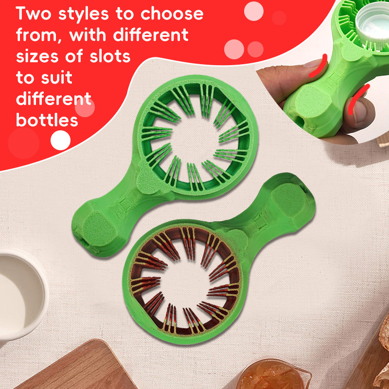 Accesorios para botellas de agua nuevas transfronterizas, herramientas auxiliares para abrir la tapa, pequeñas, compactas, robustas y duraderas, llave de tapa, abridor de botellas