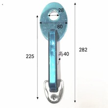 松兴白钢拉手通用型/复合门/铁门/中孔移门抽屉门把手