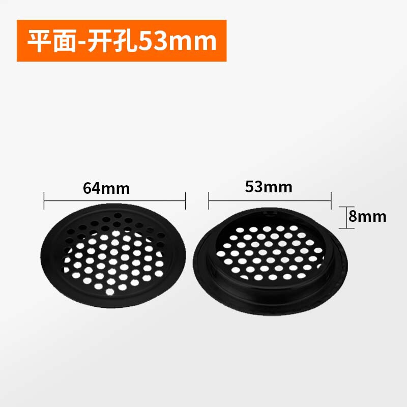 ステンレス両面円形家具キャビネット通気孔通風放熱装飾カバー下駄箱タンス排気孔|undefined