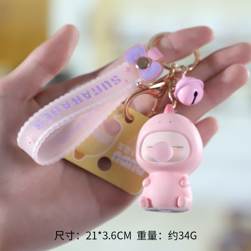 Dinosauro lindo lindo bonito bonito llavero, mochila, adornos, colgantes exquisitos, colgantes directos al por mayor.