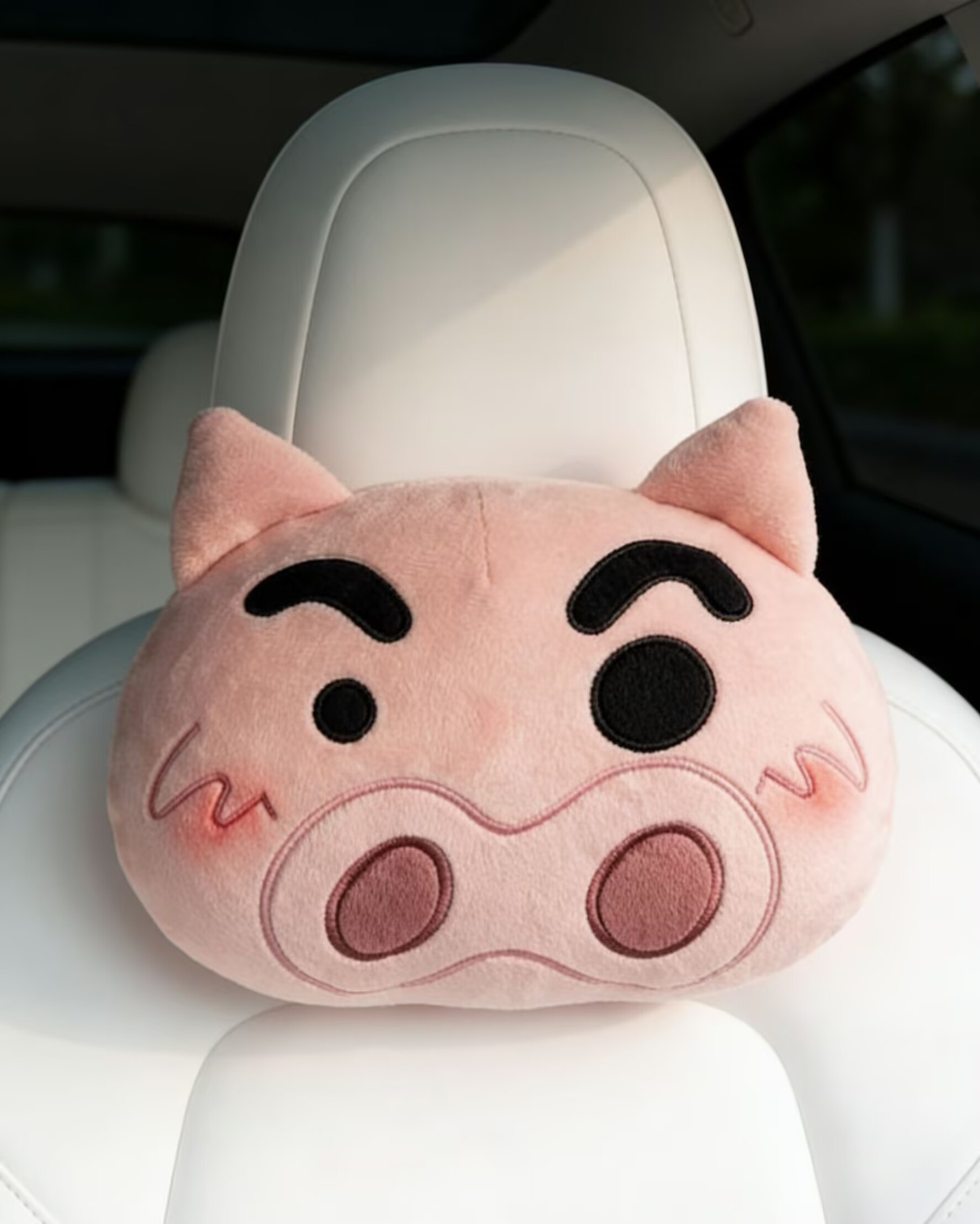 Cartoon New Style Piggy Doll Car Headrest Interior Decoration Neck Pillow Sunny Day Piggy Headrest Interior Decoration Sunny Day Piggy
