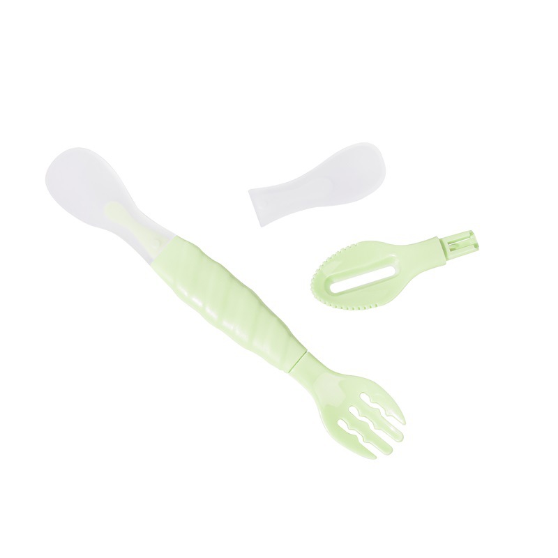녹색 퓌레 숟가락