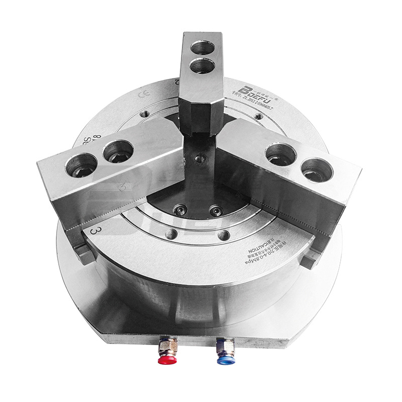 厂家批发倍得福立式气动液压三爪卡盘通孔卡盘KL05-3适用CNC
