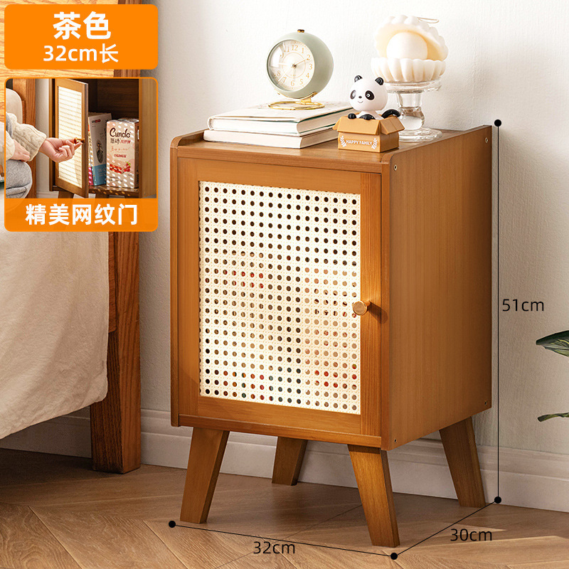 Mesa de cabecera doméstica nuevo simple pequeño gabinete de cabecera doméstico dormitorio gabinete de cabecera multifuncional borde estricto selección