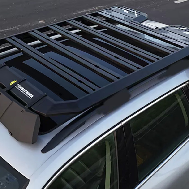 Second-Generation Touareg Luggage Rack, J7 Car Roof Rack, Explorer Car Outdoor Off-Road Modification Aluminum Alloy Roof Platform