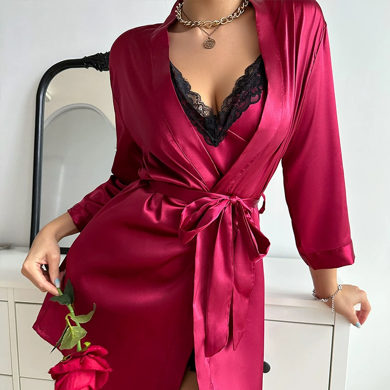 Сексипижама, халат, платье, эффект подтяжки, европейский стиль, без рамок торговли