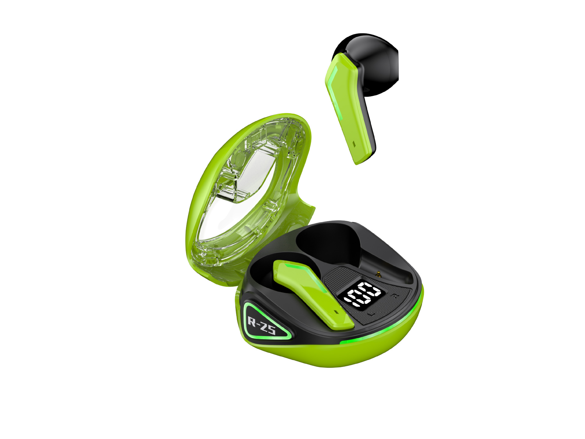 Nuevos auriculares Bluetooth R25 para juegos de deportes de alta calidad de sonido de baja latencia