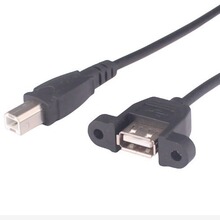 USB2.0 B����USBĸ���L�������䎧�ݽz�׿ɹ̶���往��ӡ�C�D��