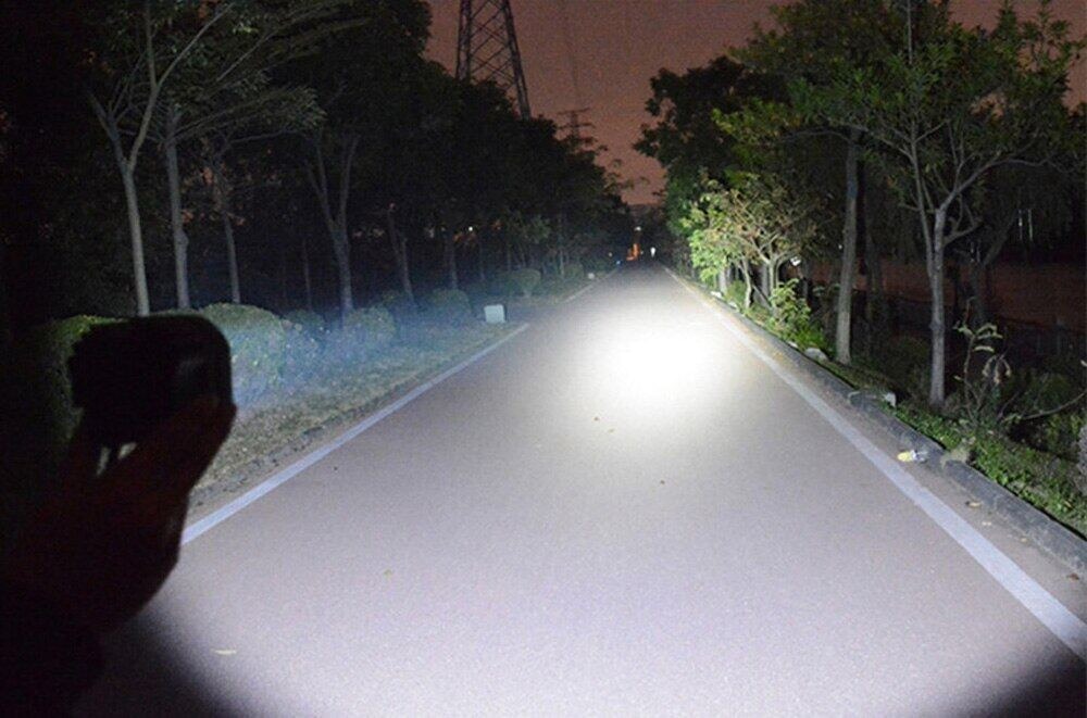 4X4 four-leaf clover motorcycle led spotlight with lens electric car paving auxiliary light battery car car strong light