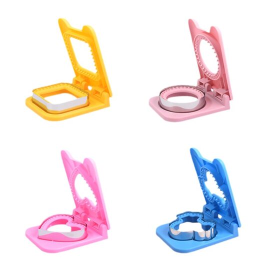 New stainless steel sandwich cutting mold Toast pocket bread making tool household DIY round sandwich