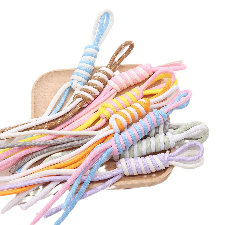 Nuevo paquete de doble hebra de nylon colgante Miumiu accesorios de cuerdas de peluche muñeca colgante tipo correa colgante