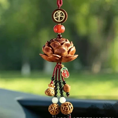 Car hanging — Mountain Peach Wood Lotus Car