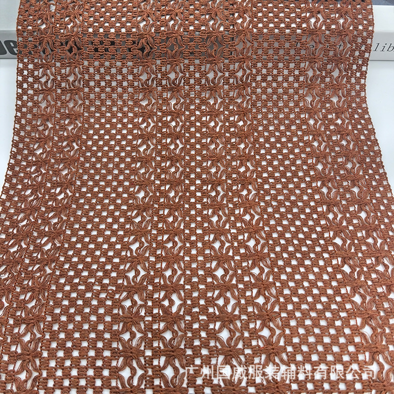 新款 31.5CM宽 棉质美式桌旗花边家纺床尾巾餐垫棉纱辅料现货批发