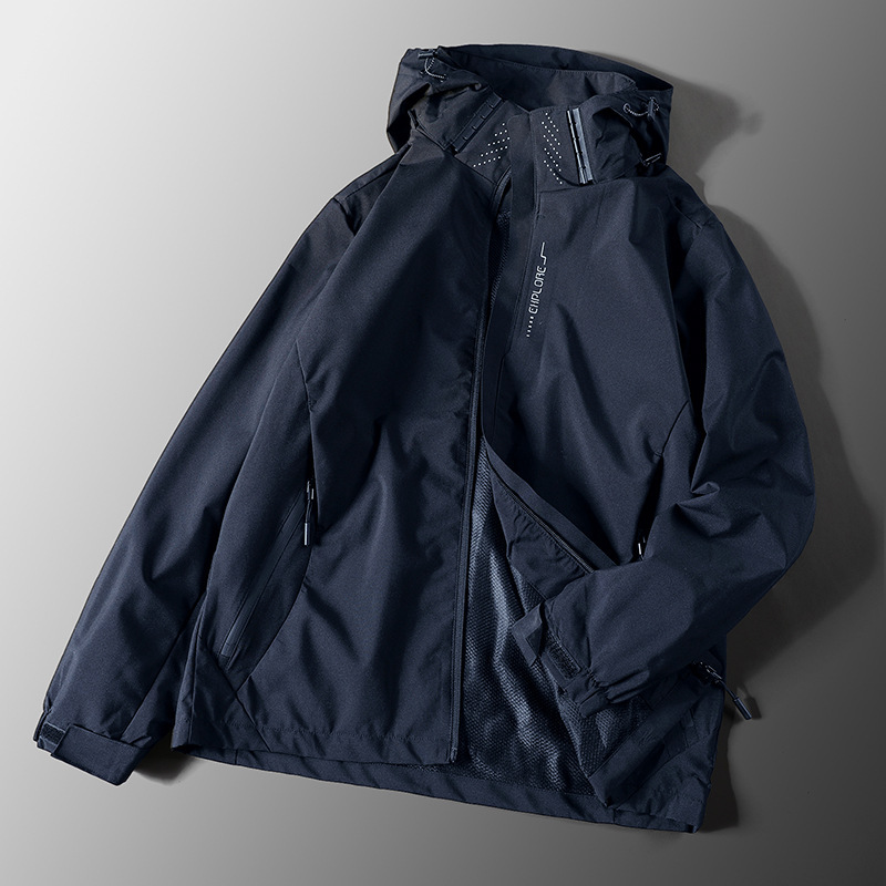 Lightweight Urban Outdoor Jacket, Single-Layer Hooded Jacket, Men's and Women's Spring and Autumn Windproof and Waterproof Mountaineering Jacket Lightweight Urban Outdoor Jacket, Single-Layer Hooded Jacket, Men's and Women's Spring and Autumn Windproof and Waterproof Mountaineering Jacket