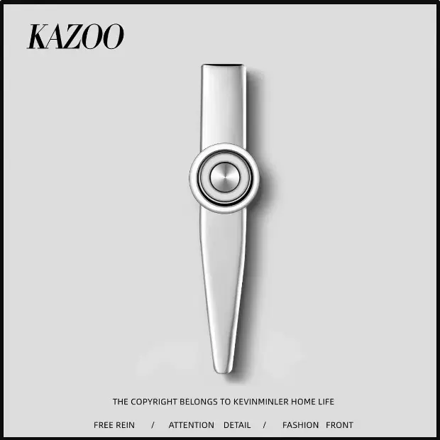 卡祖笛初学者金属尤克里里吉他伴奏演奏乐器配件卡儿童口肌训练器