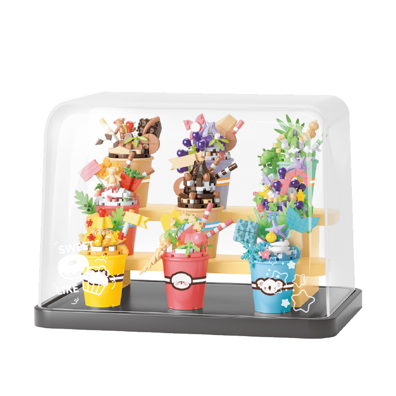 Belody 16358 postre chica junta compatible con los niños bloques de construcción chinos de juguetes altos modelos de decoración recomendados