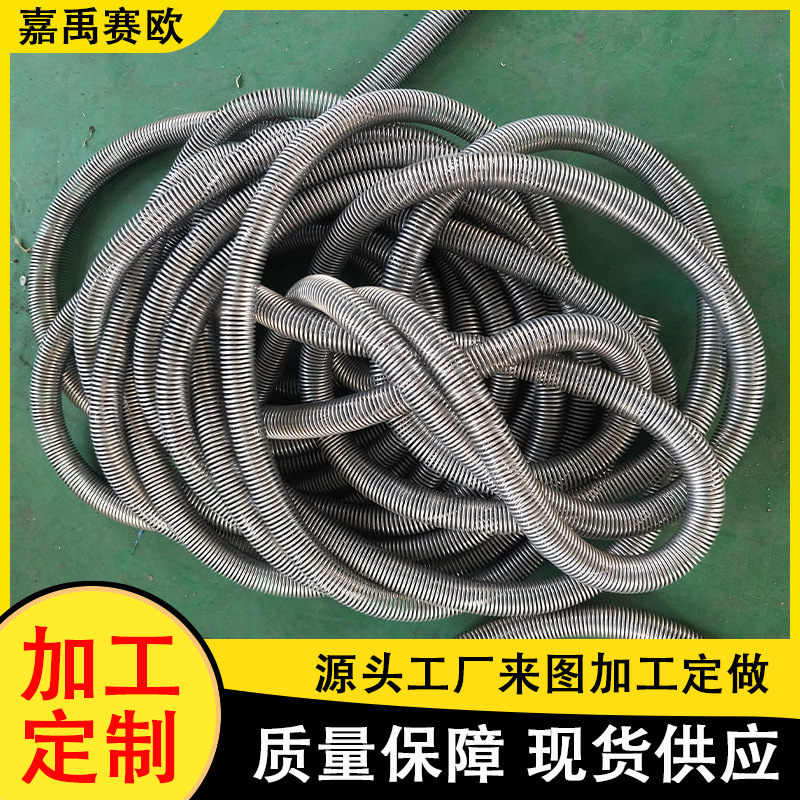 2*35 spring permeable pipe galvanized permeable spring steel pipe spiral wire tube bridge deck asphalt permeable spring steel mill