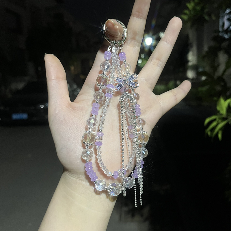 [Designer Edition] Qiuyan Crystal Phone Chain Phone Pendant for Women, Exquisite and High-End Creative Phone Accessory