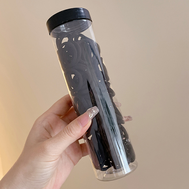 Coletero de Goma Elástica Simple, Sin Costuras, para Cola de Caballo Alta, Cinta para el Cabello, Accesorio para Moño Simple