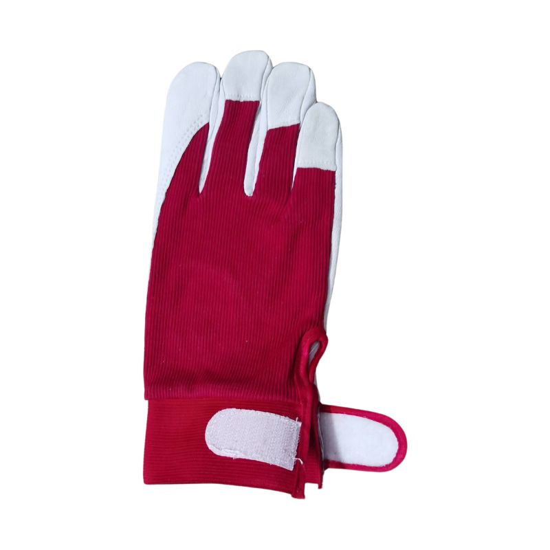 Guantes de piel de oveja de protección aislamiento térmico de protección laboral resistente al desgaste antideslizante de manejo guantes de soldadura resistentes a altas temperaturas cortos