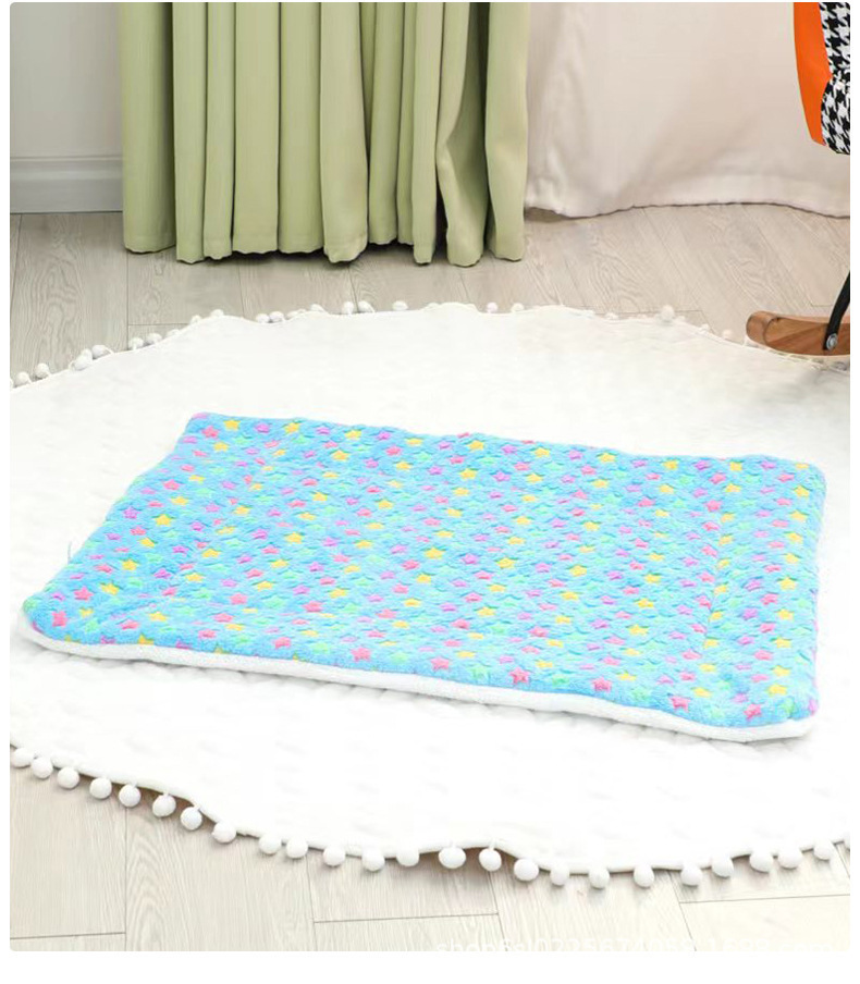 Cojín transfronterizo para mascotas, tapete de franela gruesa, tapete de gato de felpa suave, tapete de invierno para perrera al por mayor